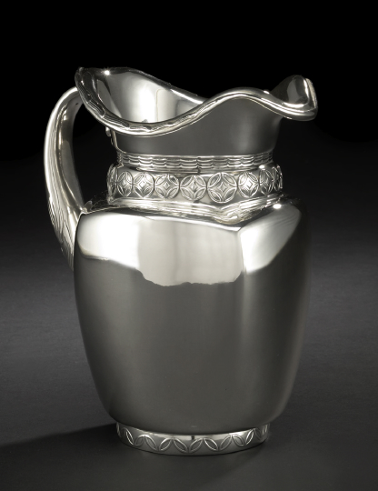 American Sterling Silver Water Pitcher,