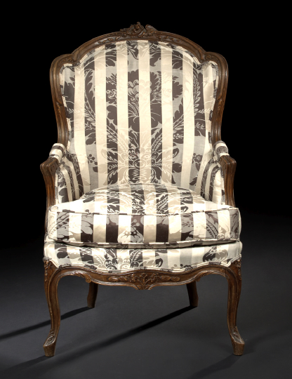 Louis XV-Style Carved Fruitwood
