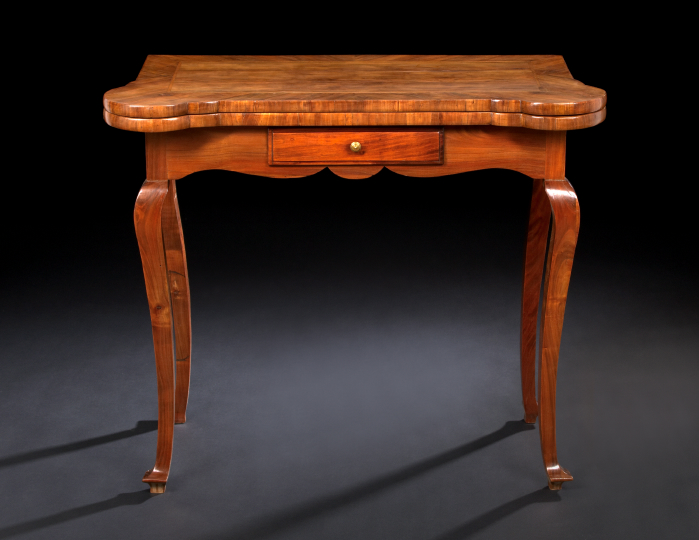 Dutch Style Fruitwood Games Table  2b416