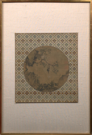 Pair of Fine Chinese Circular Paintings 2b4c2