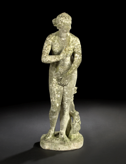 Cast-Stone Garden Figure of the