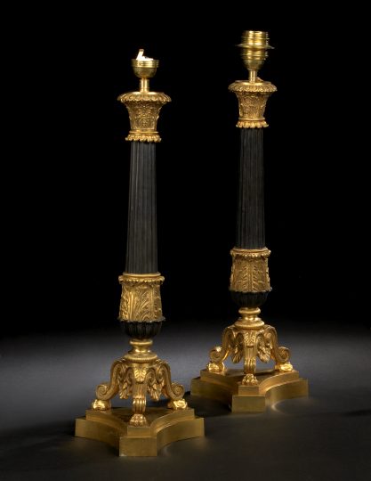 Large Pair of French Gilt Lacquered 2b938