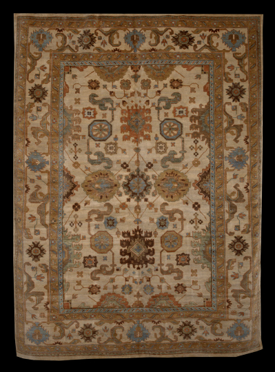 Rajistan Oushak Carpet,  8' 10"