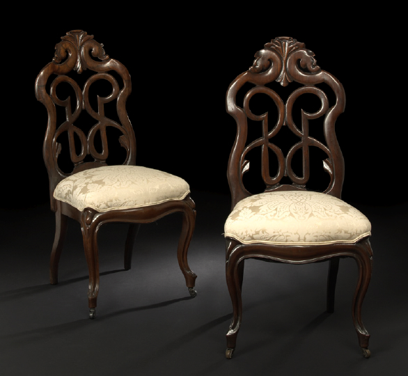 Pair of American Rococo Revival