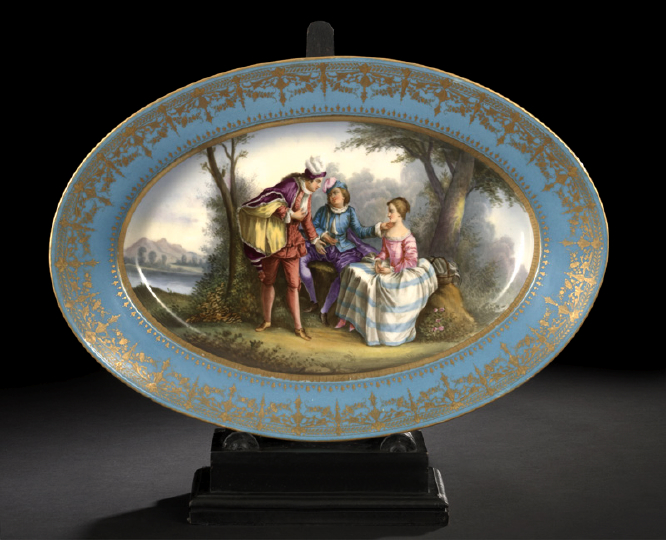 French Elaborately Decorated Sevres Style 2b9b3