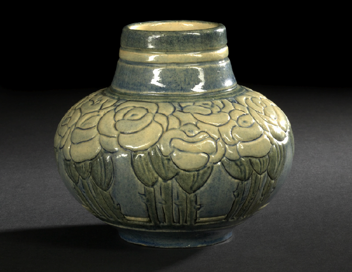 Newcomb College Pottery High-Glaze Vase,