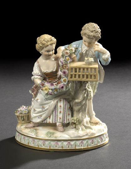 Meissen Porcelain Allegorical Figural 2baba