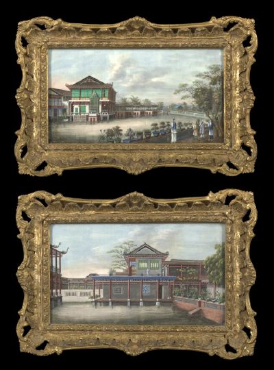 Exceptional Pair of Chinese Paintings 2bb16