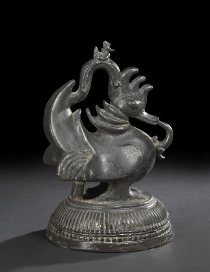 Unusual Burmese Cast Bronze Opium 2bb22