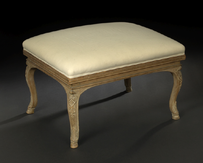 Louis XV Style Polychromed Stool  2b797