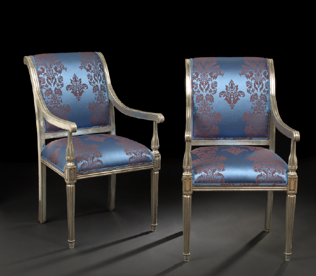 Pair of Directoire-Style Argente