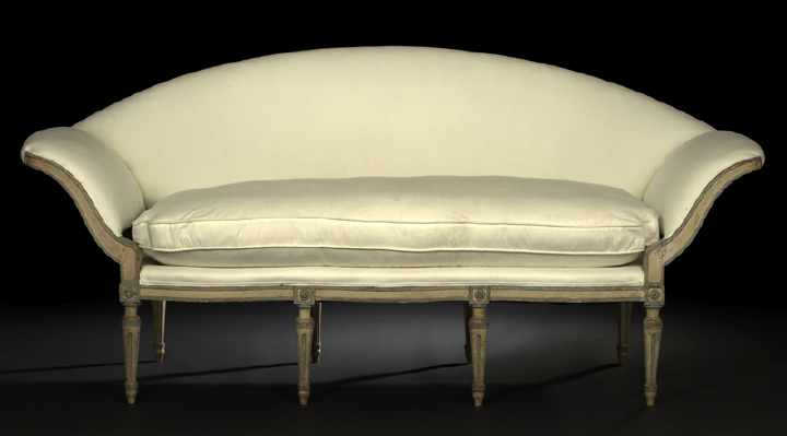 Venetian Polychromed Sofa early 2b7ce