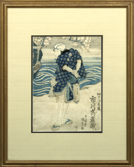 Japanese Woodblock Print,  19th