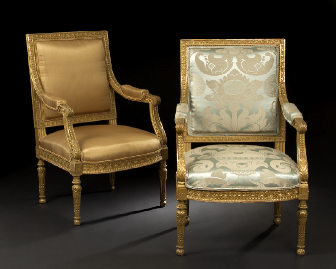 Pair of Louis XVI-Style Giltwood