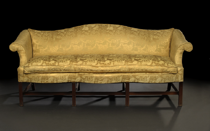George III-Style Mahogany Sofa,