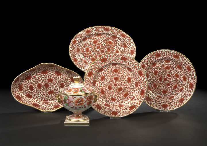 Four-Piece Collection of Spode Porcelain