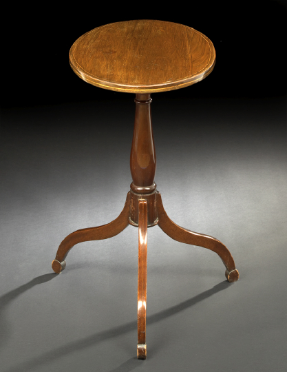 George III Mahogany Candle Stand  2b887