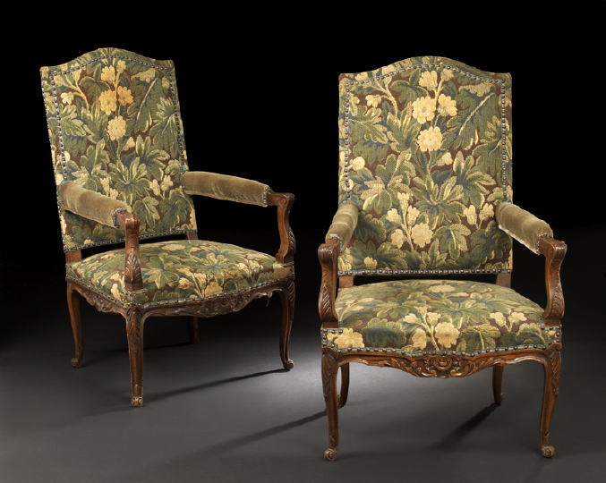 Pair of Regence Style Fauteuils  2b8cd