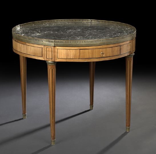 Louis XVI Style Kingwood and Marble Top 2bcfa