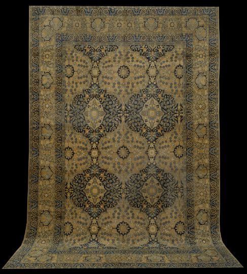 Antique Persian Tabriz Carpet,