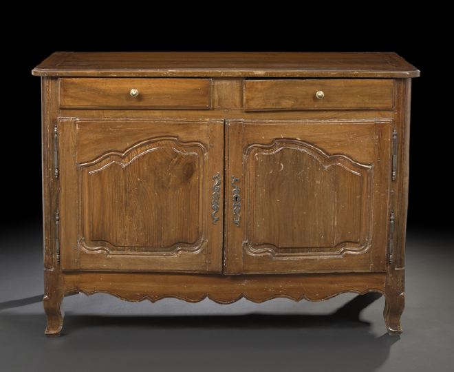 Provincial Louis XV-Style Fruitwood