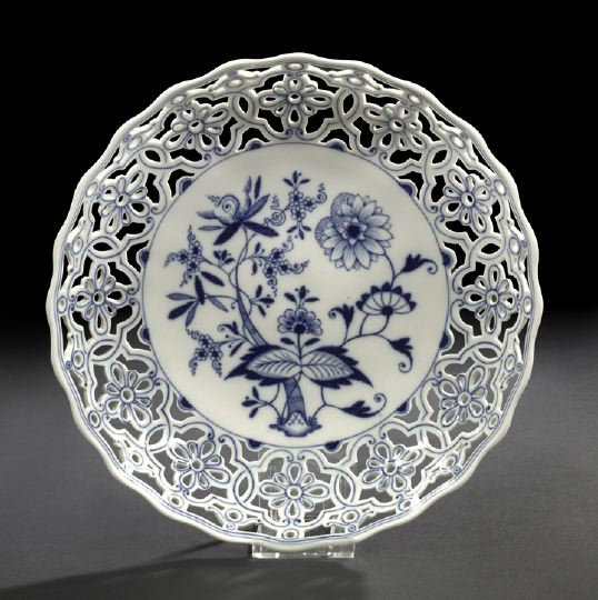 Meissen Blue and White Reticulated 2be10