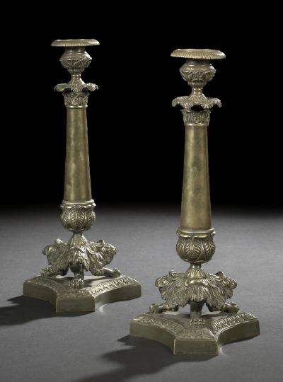 Pair of Louis Philippe Patinated 2bece