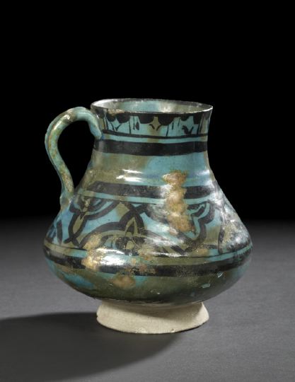 Persian Turquoise- and Black-Glazed