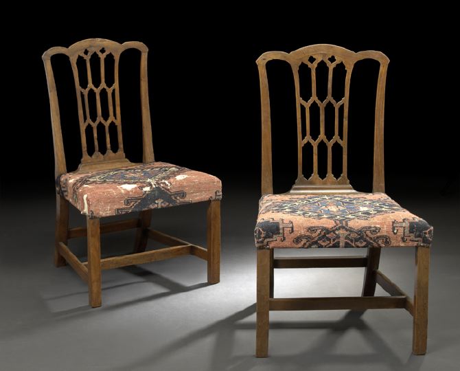 Pair of George III Mahogany Sidechairs  2bf08