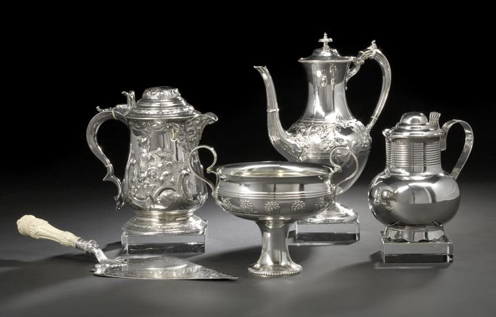 Victorian Silverplate Coffeepot,
