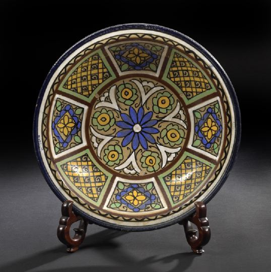 Moroccan Brightly Polychromed Pottery