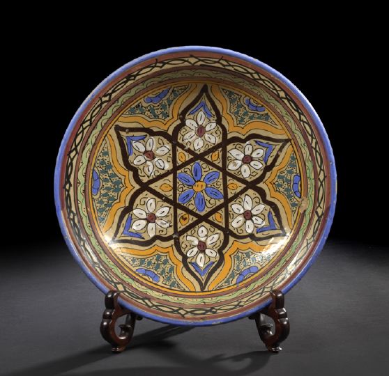 Large Moroccan Brightly Polychromed 2bbe8