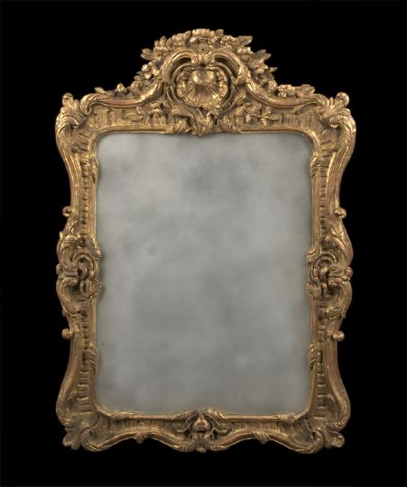 Italian Giltwood Looking Glass  2bc02