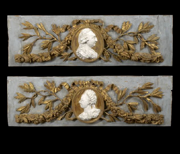 Large Pair of Louis XVI Carved  2bc58