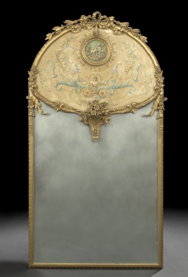 Louis XVI-Style Giltwood Looking