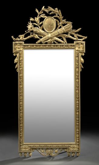 Louis XVI-Style Giltwood Looking