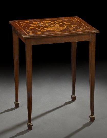 Dutch Mahogany and Marquetry Occasional 2c0f8