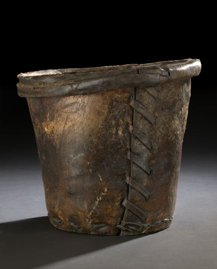 Irish Leather Peat Bucket late 2c162