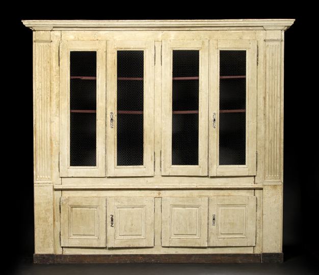 Provincial Polychromed Bookcase  2c19e