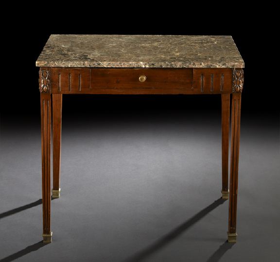 Provincial Louis XVI-Style Oak