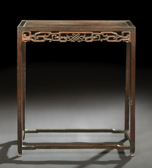 Chinese Rosewood Narrow Side Table,