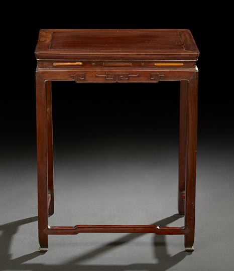 Chinese Rosewood Rectangular Side