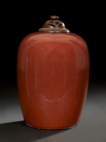 Chinese Oxblood Glazed Porcelain 2c296