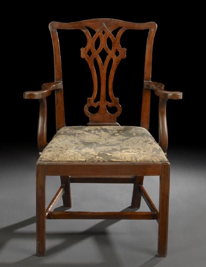 George III Mahogany Armchair, 