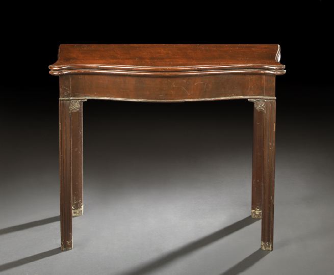 George III Mahogany Games Table,