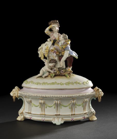 Dresden Porcelain Covered Tureen  2c2c5