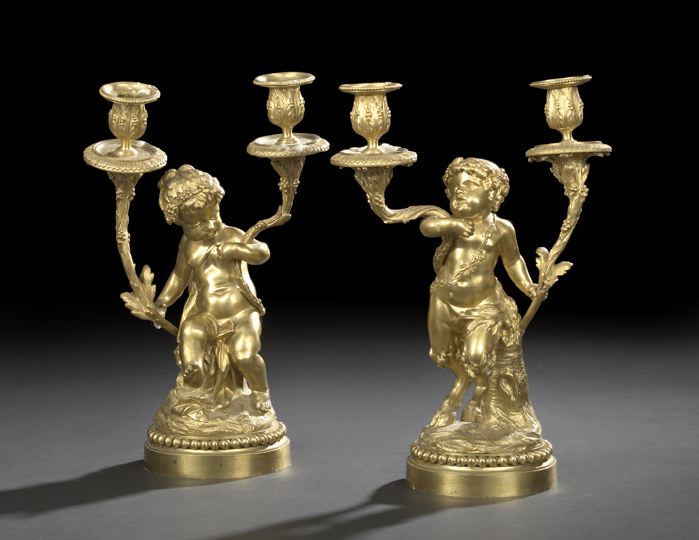 Attractive Pair of French Gilt Bronze 2c2c7