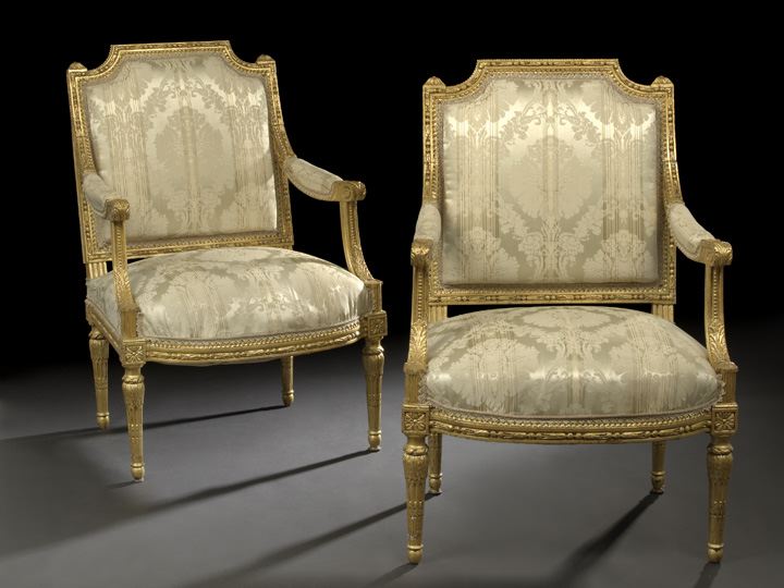 Pair of Louis XVI Style Giltwood 2c2c9
