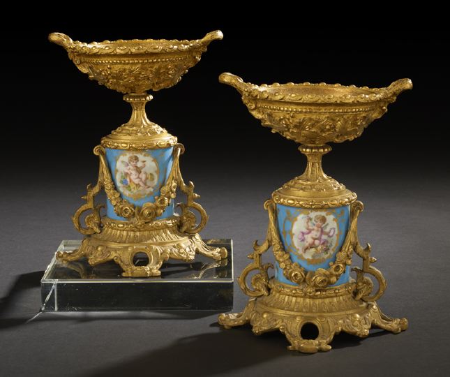 Pair of French Gilt Brass Mounted 2c2d1