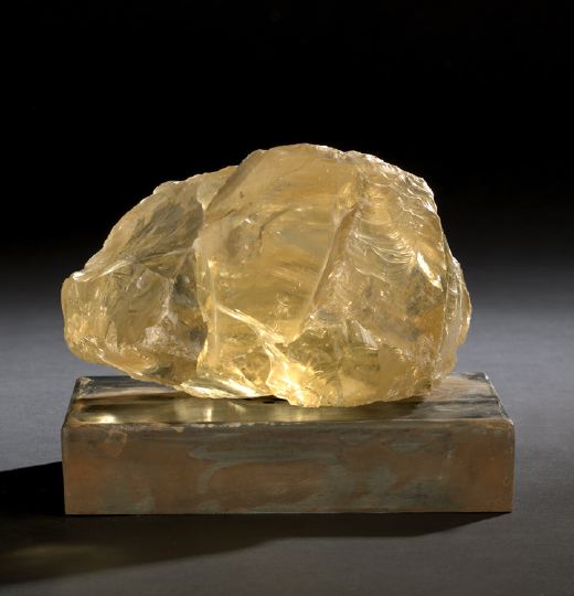 Large Rough-Cut Boulder of Citrine